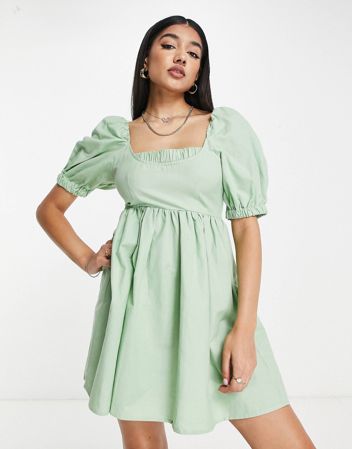 Светло-коричневое платье мини со сборками на спине ASOS DESIGN, Коричневый, Светло-коричневое платье мини со сборками на спине ASOS DESIGN
Светло-коричневое платье мини со сборками на спине ASOS DESIGN, Коричневый, Светло-коричневое платье мини со сборками на спине ASOS DESIGN