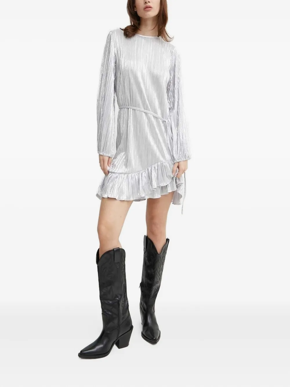 Платье с оборками и складками NEVER FULLY DRESSED, серый
Платье с оборками и складками NEVER FULLY DRESSED, серый