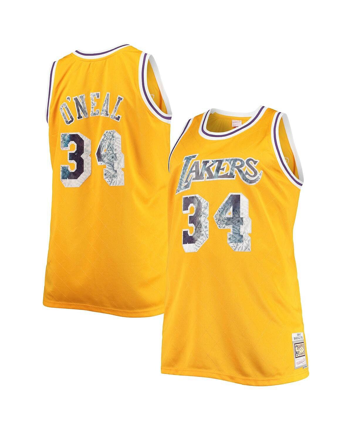 Мужская футболка shaquille o'neal gold los angeles lakers big and tall 1996-97 nba 75th anniversary diamond swingman jersey Mitchell & Ness
Мужская футболка shaquille o'neal gold los angeles lakers big and tall 1996-97 nba 75th anniversary diamond swingman jersey Mitchell & Ness