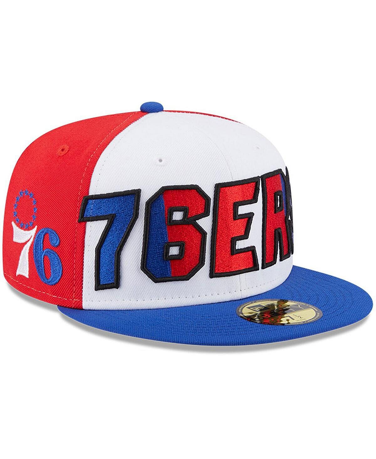 Мужская белая бейсболка Royal Philadelphia 76ers с задней половиной 9FIFTY. New Era 
Мужская белая бейсболка Royal Philadelphia 76ers с задней половиной 9FIFTY. New Era