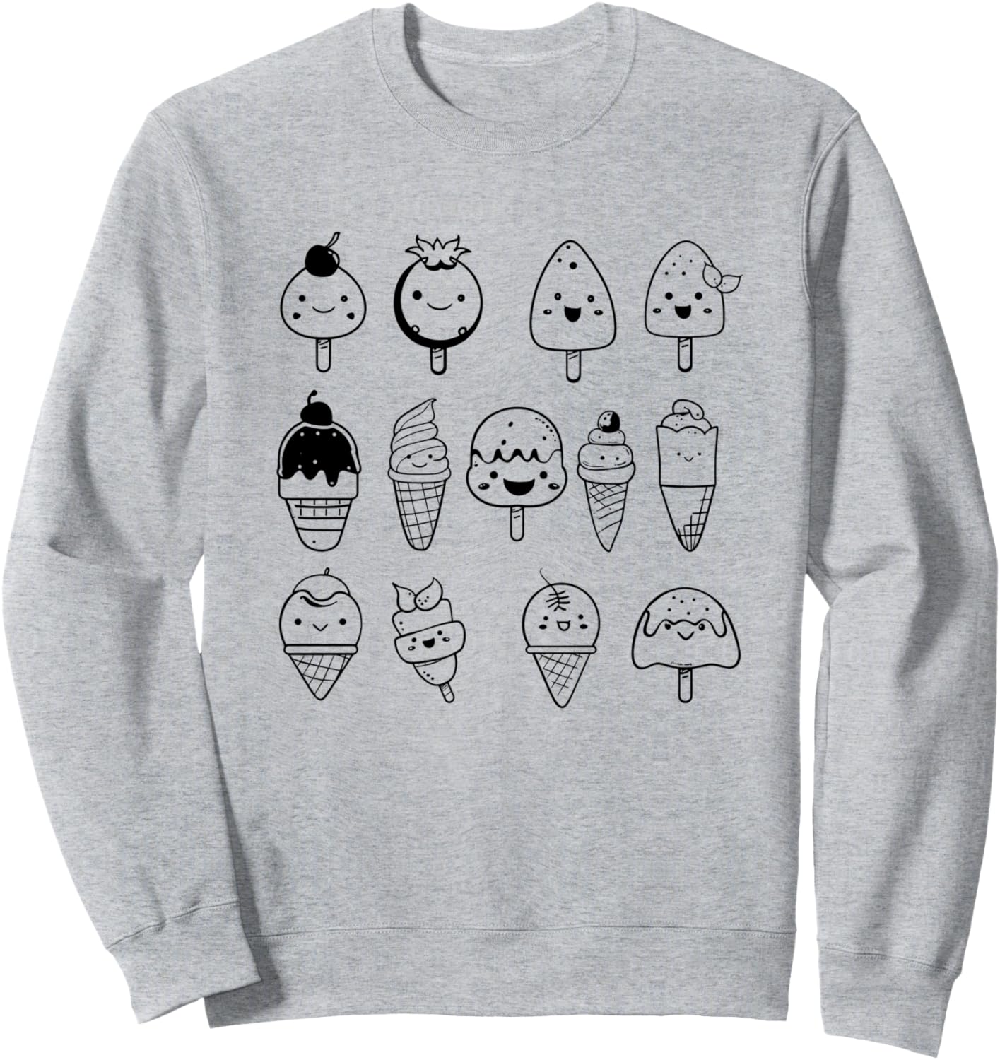 Толстовка с изображением мультяшного мороженого, джелато и сорбета Ice Cream Graphic T-Shirts And Prizes, серый
Толстовка с изображением мультяшного мороженого, джелато и сорбета Ice Cream Graphic T-Shirts And Prizes, серый