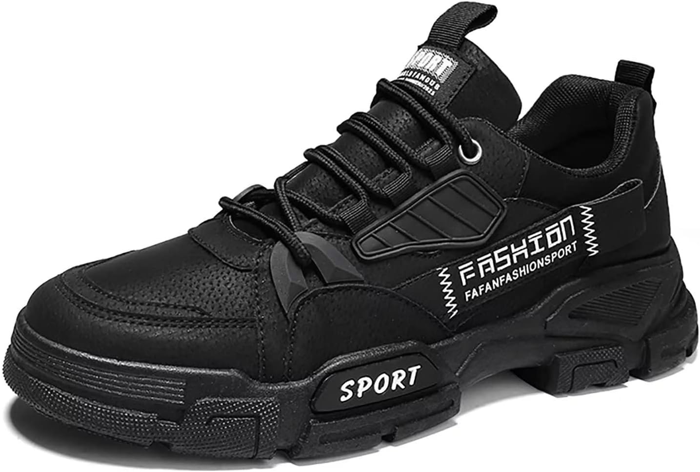 Мужские низкие повседневные кроссовки для прогулок на улице, с удобным верхом, противоскользящей мягкой подошвой Terbofin, черный
Мужские низкие повседневные кроссовки для прогулок на улице, с удобным верхом, противоскользящей мягкой подошвой Terbofin, черный