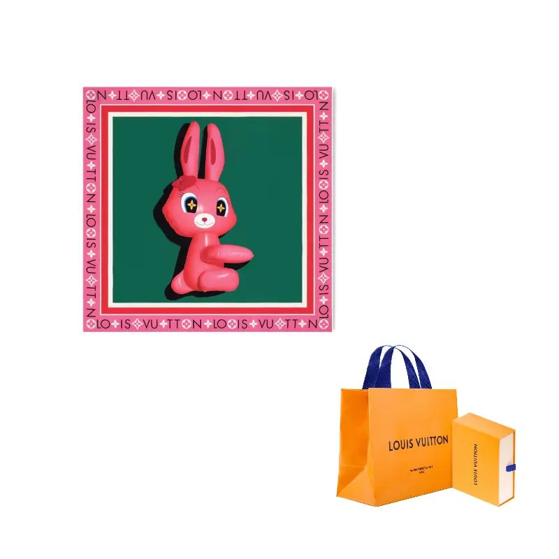 LOUIS VUITTON Солнечный квадратный коврик с анимограммой кролика, Pink
LOUIS VUITTON Солнечный квадратный коврик с анимограммой кролика, Pink