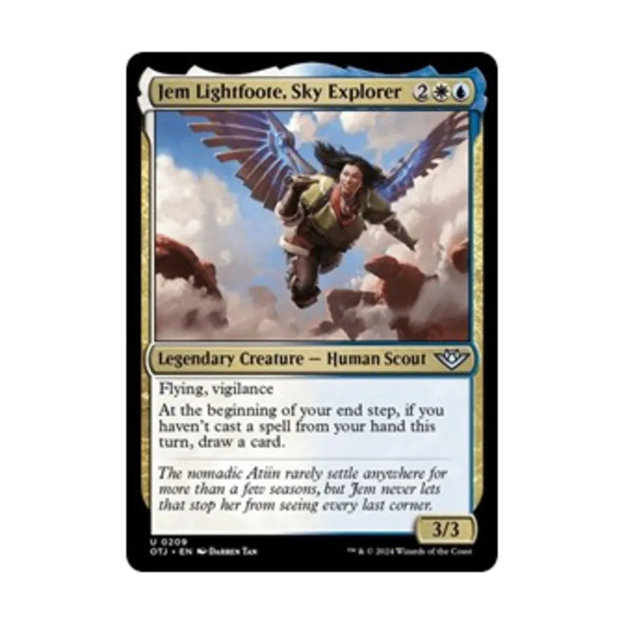 CCG Джем Лайтфут, «Исследователь неба» (Ю), MTG - Outlaws of Thunder Junction
CCG Джем Лайтфут, «Исследователь неба» (Ю), MTG - Outlaws of Thunder Junction