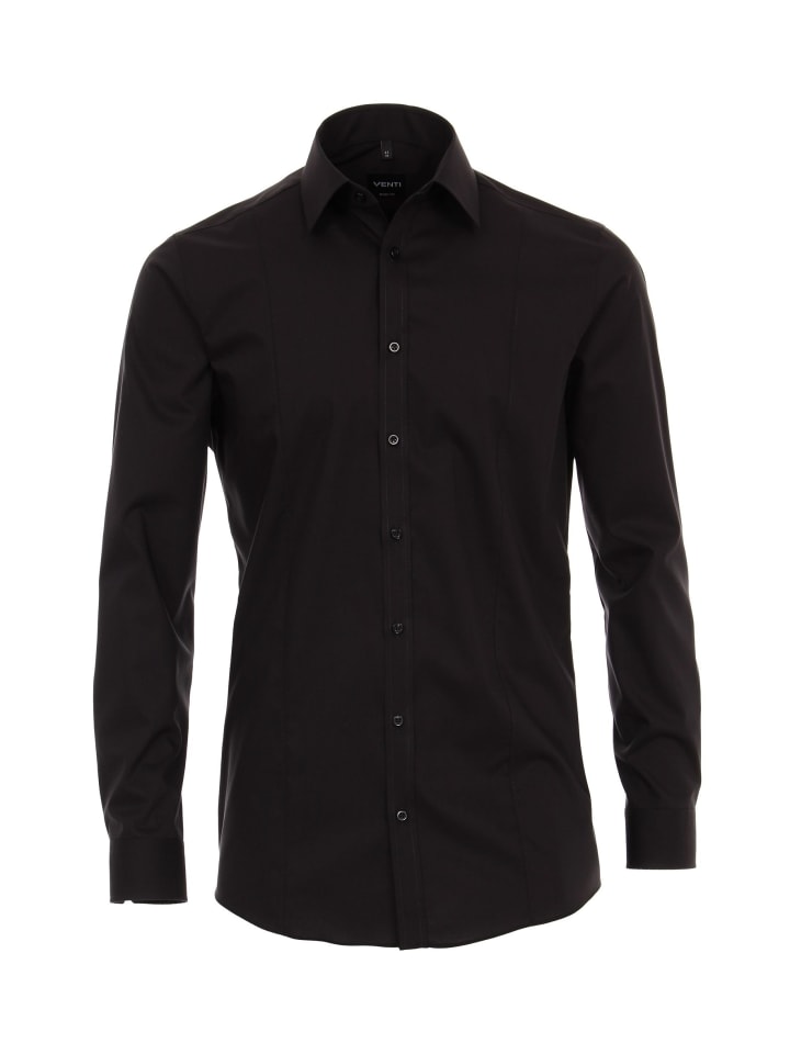 Деловая рубашка черного цвета Venti
Деловая рубашка черного цвета Venti