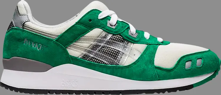 Кроссовки awake ny x gel lyte 3 'green tambourine' Asics, зеленый 
Кроссовки awake ny x gel lyte 3 'green tambourine' Asics, зеленый