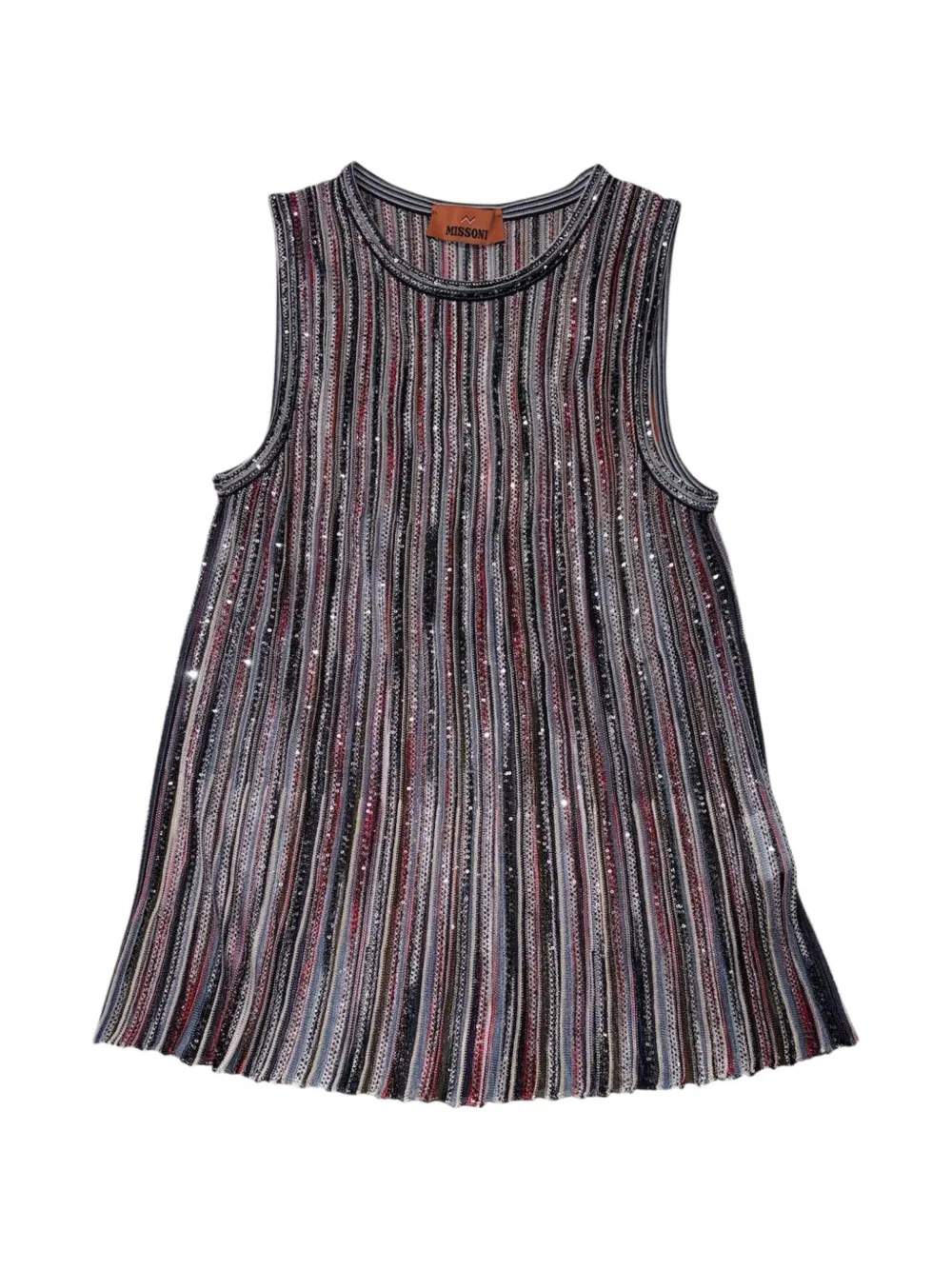 Топ в полоску с пайетками Missoni, серый
Топ в полоску с пайетками Missoni, серый