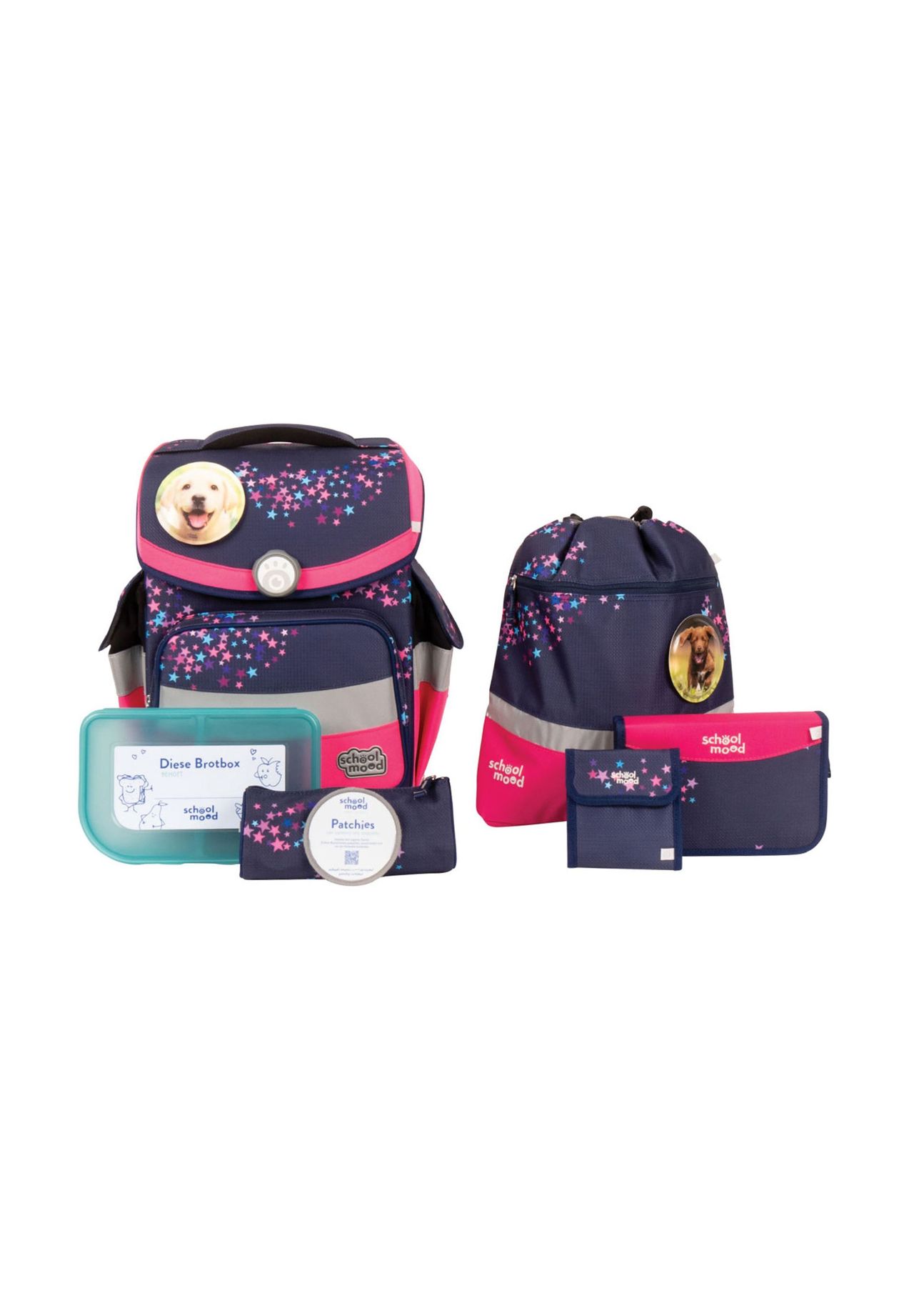 Набор школьных сумок Timeless Air+, 7 предметов School mood, цвет Aqua
Набор школьных сумок Timeless Air+, 7 предметов School mood, цвет Aqua