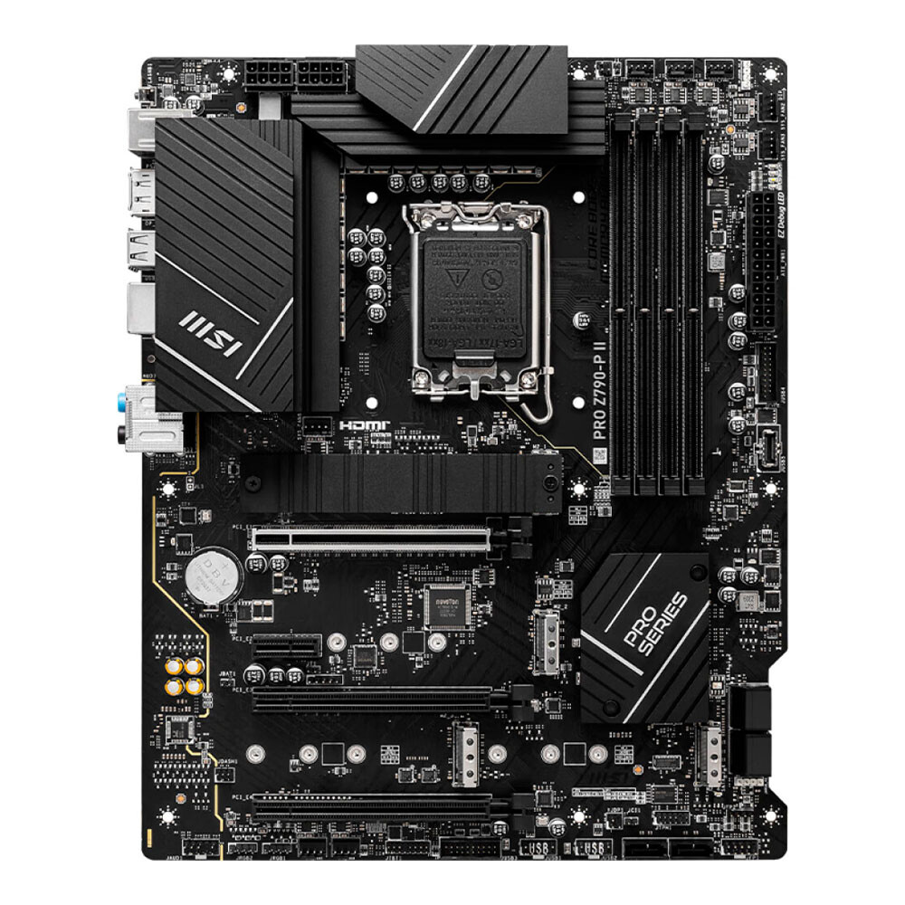 Материнская плата MSI PRO Z790-P II, LGA 1700, DDR5, 256 Гб, чёрный 
Материнская плата MSI PRO Z790-P II, LGA 1700, DDR5, 256 Гб, чёрный