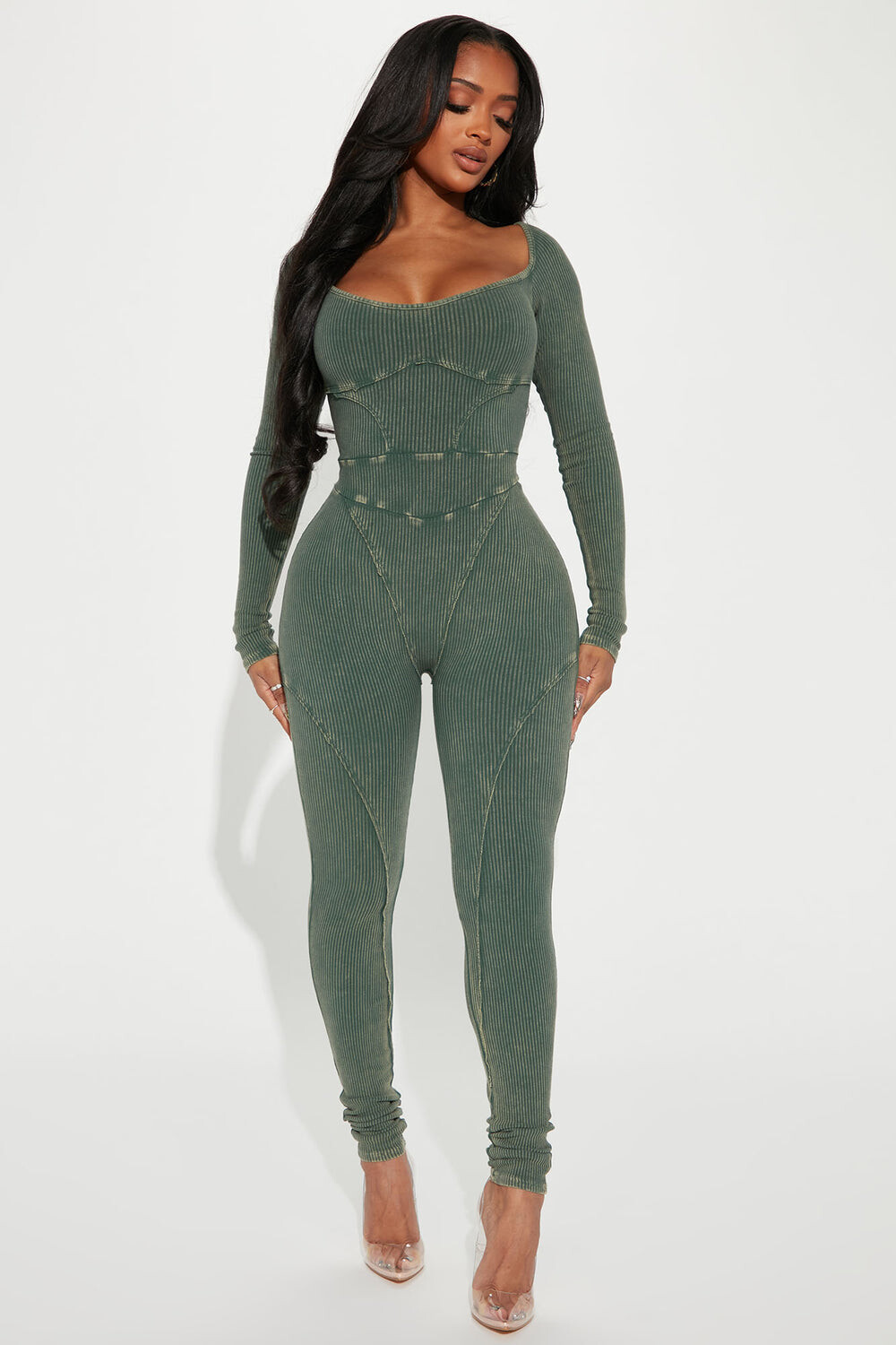 Комбинезон Fashion Nova GD3527, оливковый
Комбинезон Fashion Nova GD3527, оливковый