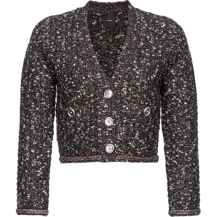 PINKO Короткий жакет с пуговицами и фактурной тканью, Coffee
PINKO Короткий жакет с пуговицами и фактурной тканью, Coffee