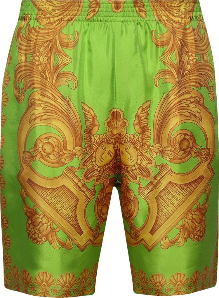 Шорты Versace Barocco 660 Silk Shorts 'Lime/Gold', зеленый
Шорты Versace Barocco 660 Silk Shorts 'Lime/Gold', зеленый
