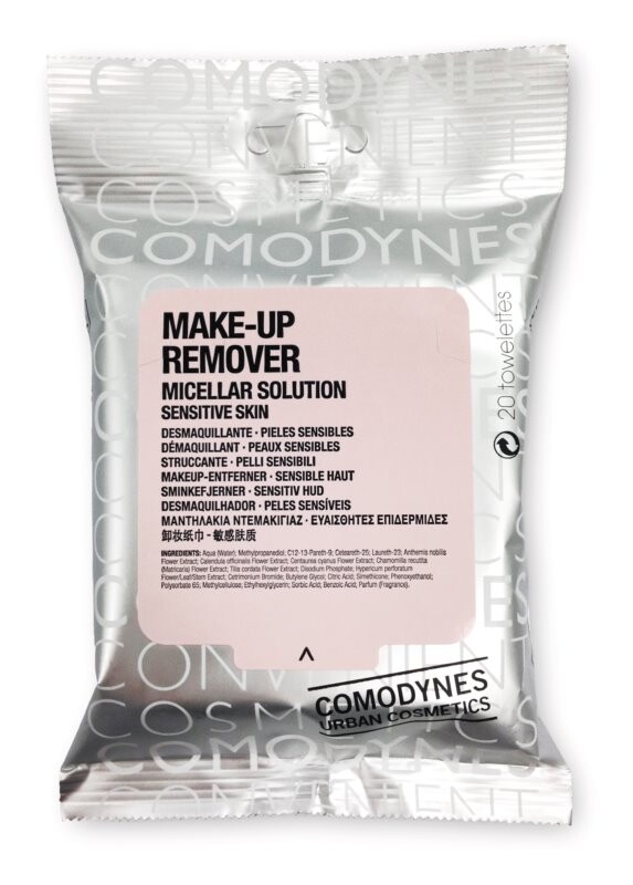 Очищающие салфетки для чувствительной кожи Comodynes Make-up Remover Micellar Solution
Очищающие салфетки для чувствительной кожи Comodynes Make-up Remover Micellar Solution