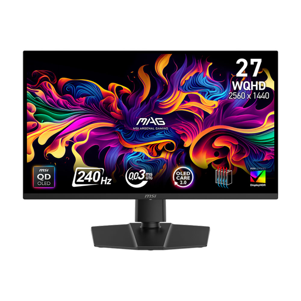 Монитор игровой MSI MAG271QP X24, 26.5", 2560x1440, 240 Гц, QD-OLED, черный
Монитор игровой MSI MAG271QP X24, 26.5", 2560x1440, 240 Гц, QD-OLED, черный