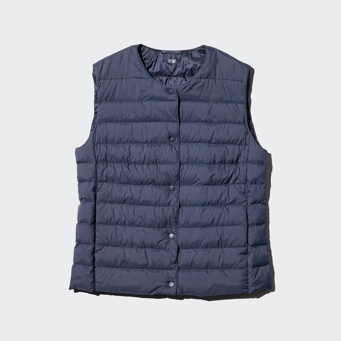 Компактный жилет Puffertech Uniqlo, 69 темно-синий 
Компактный жилет Puffertech Uniqlo, 69 темно-синий