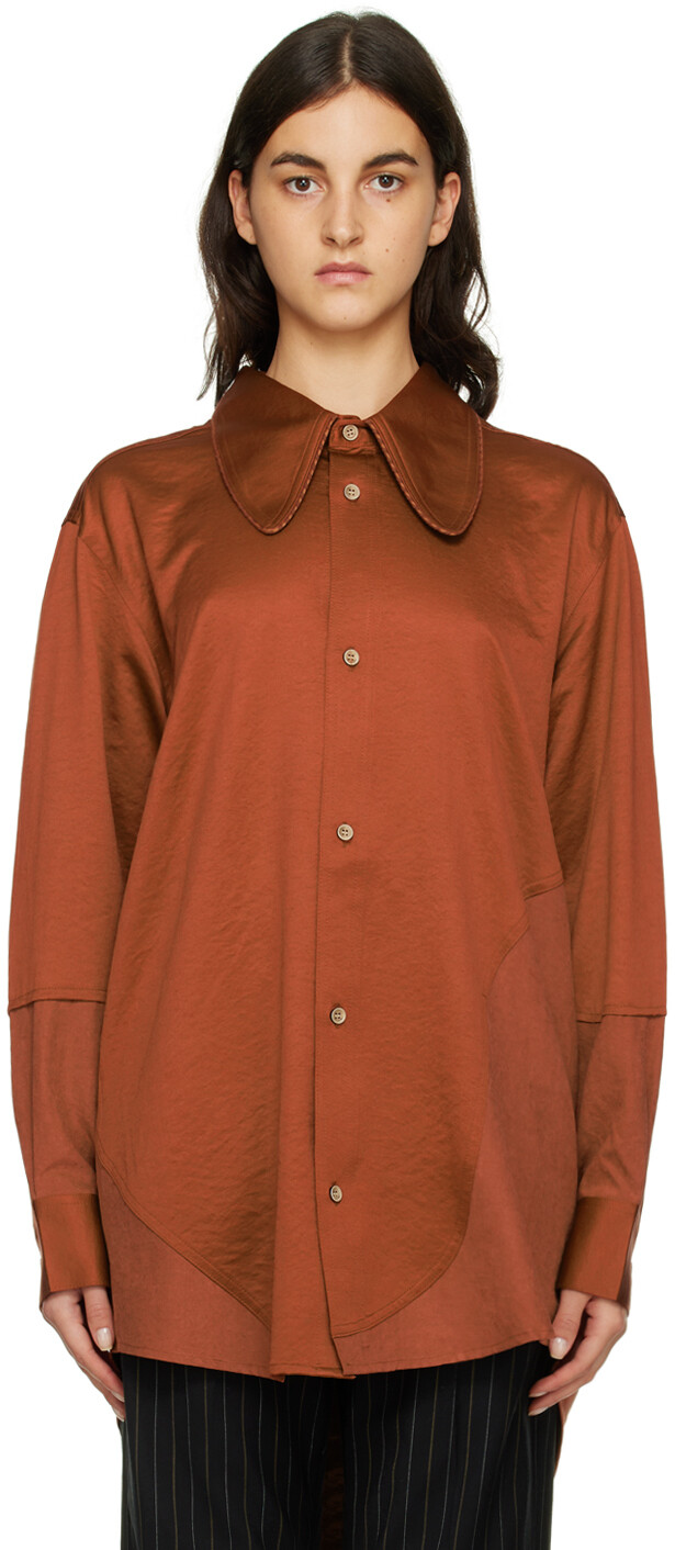 Оранжевая рубашка Эштона Andersson Bell 
Оранжевая рубашка Эштона Andersson Bell