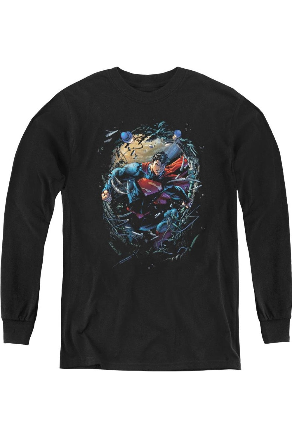 Футболка с длинным рукавом "Superman Breaking Space" для молодежи Gildan, черный
Футболка с длинным рукавом "Superman Breaking Space" для молодежи Gildan, черный