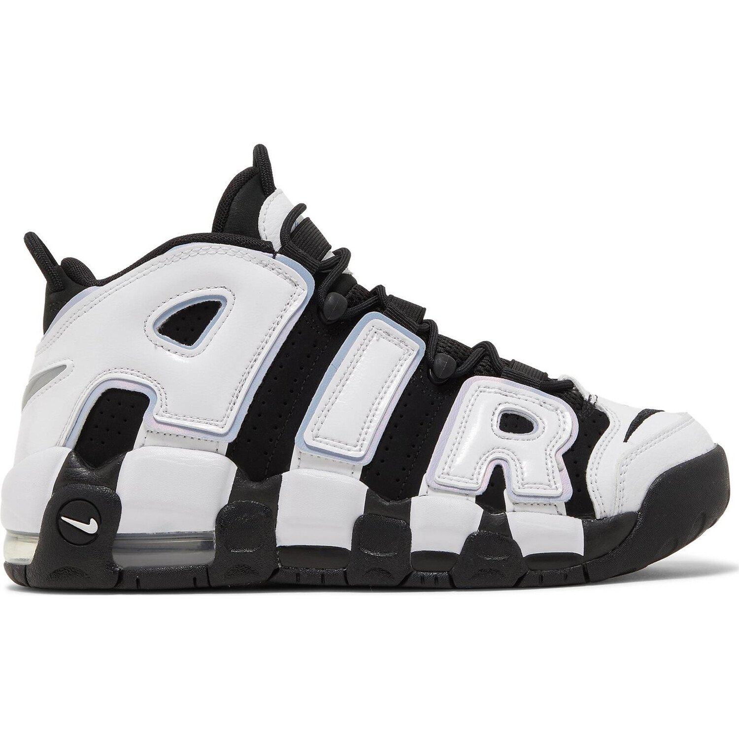 Кроссовки Nike Air More Uptempo GS, черный/белый 
Кроссовки Nike Air More Uptempo GS, черный/белый
