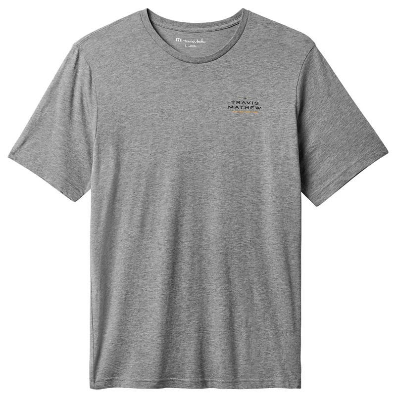 Мужская футболка для гольфа TravisMathew с рисунком «Урок истории штата Пенсильвания», цвет Heather Medium Grey
Мужская футболка для гольфа TravisMathew с рисунком «Урок истории штата Пенсильвания», цвет Heather Medium Grey