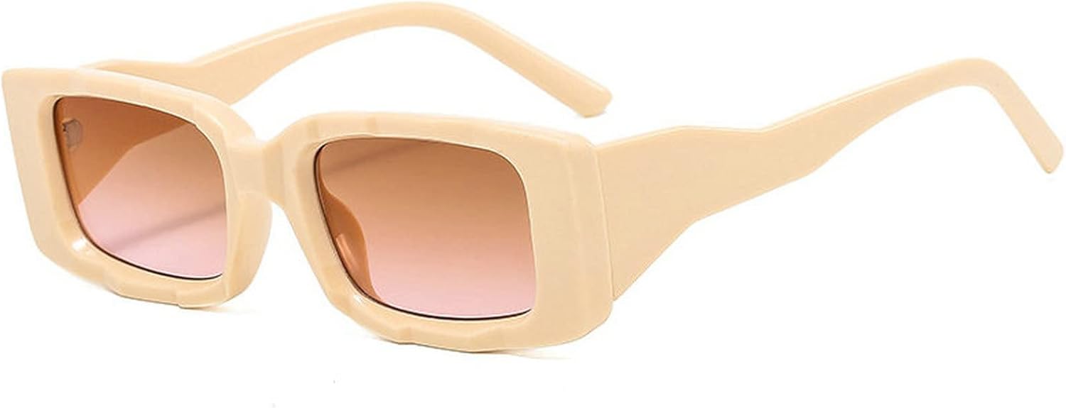 COTIA Модные прямоугольные солнцезащитные очки для женщин в стиле ретро с неровными дужками, защита от УФ-излучения UV400 для мужчин, цветные квадратные солнцезащитные очки, Tea
COTIA Модные прямоугольные солнцезащитные очки для женщин в стиле ретро с неровными дужками, защита от УФ-излучения UV400 для мужчин, цветные квадратные солнцезащитные очки, Tea