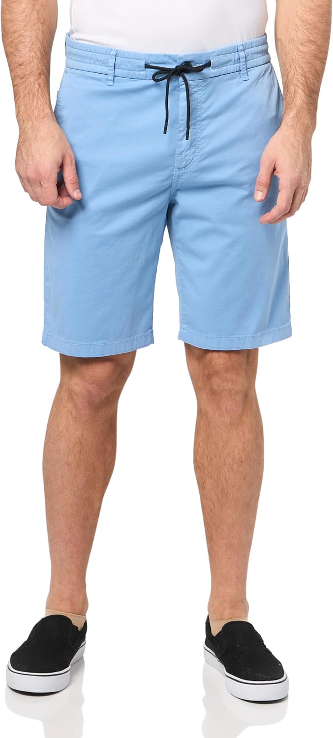 BOSS Мужские техно-твиловые зауженные чинос, Chambray Blue
BOSS Мужские техно-твиловые зауженные чинос, Chambray Blue