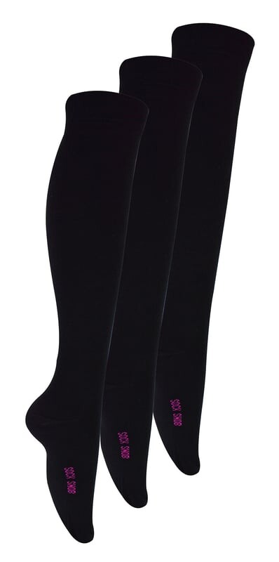 Простые длинные школьные носки для детей Sock Snob, черный
Простые длинные школьные носки для детей Sock Snob, черный