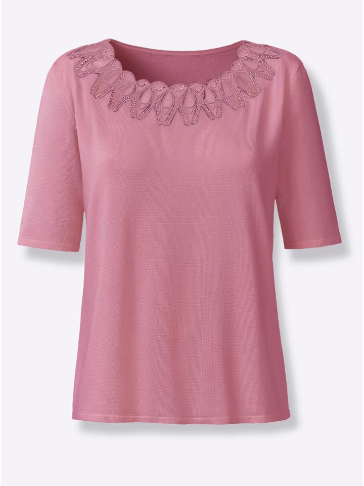 Свитер с короткими рукавами цвета пыльной розы WITT WEIDEN
Свитер с короткими рукавами цвета пыльной розы WITT WEIDEN