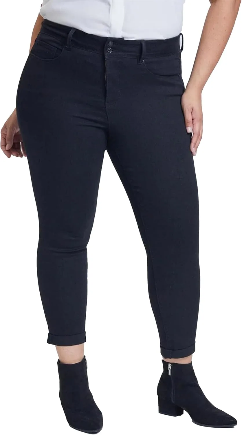 Royalty for Me Women's Plus Size джинсы с закатанными манжетами и эффектом контроля живота
Royalty for Me Women's Plus Size джинсы с закатанными манжетами и эффектом контроля живота