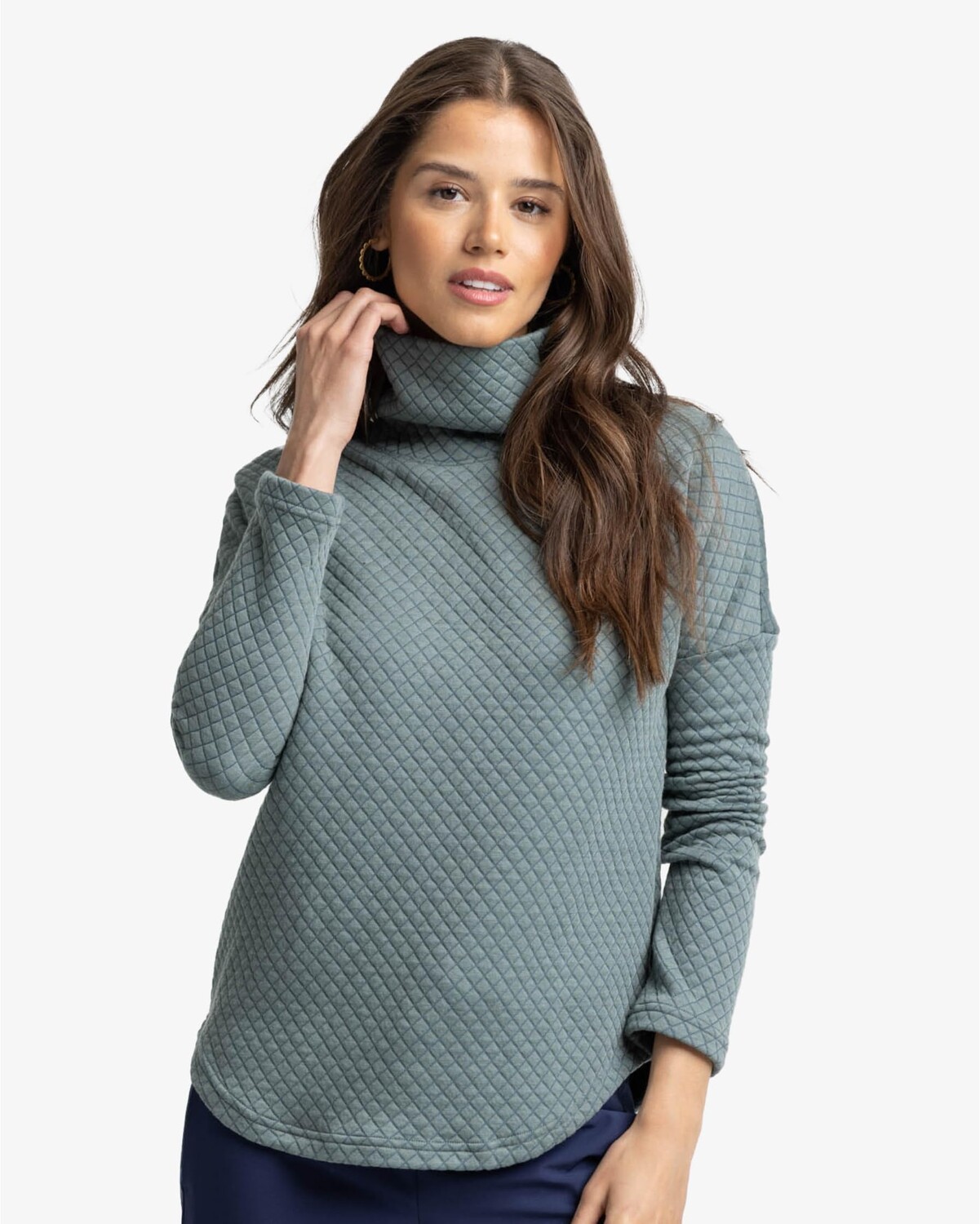 Толстовка с длинным рукавом Mellie с воротником-стойкой Southern Tide, цвет Balsam Green
Толстовка с длинным рукавом Mellie с воротником-стойкой Southern Tide, цвет Balsam Green