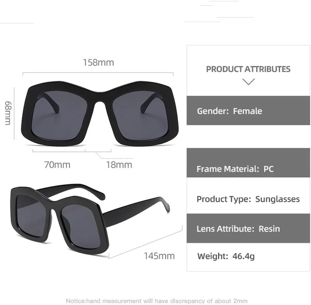 Большие солнцезащитные очки для женщин, модные винтажные очки в крупной оправе, мужские солнцезащитные очки с защитой от УФ-излучения UV400 TKKTLLT, Orange
Большие солнцезащитные очки для женщин, модные винтажные очки в крупной оправе, мужские солнцезащитные очки с защитой от УФ-излучения UV400 TKKTLLT, Orange