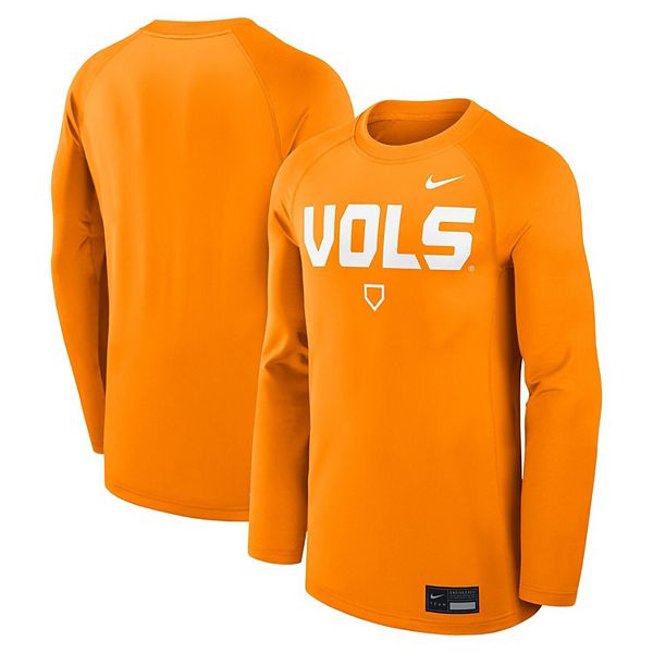 Мужская футболка Tennessee Orange Tennessee Volunteers Dugout Game Time Raglan Dri-FIT с длинным рукавом Nike
Мужская футболка Tennessee Orange Tennessee Volunteers Dugout Game Time Raglan Dri-FIT с длинным рукавом Nike