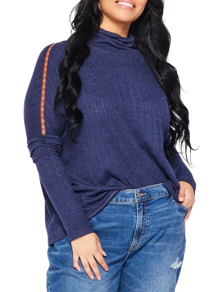 Свитер с высоким воротником Plus Pointelle Baea, темно-синий
Свитер с высоким воротником Plus Pointelle Baea, темно-синий