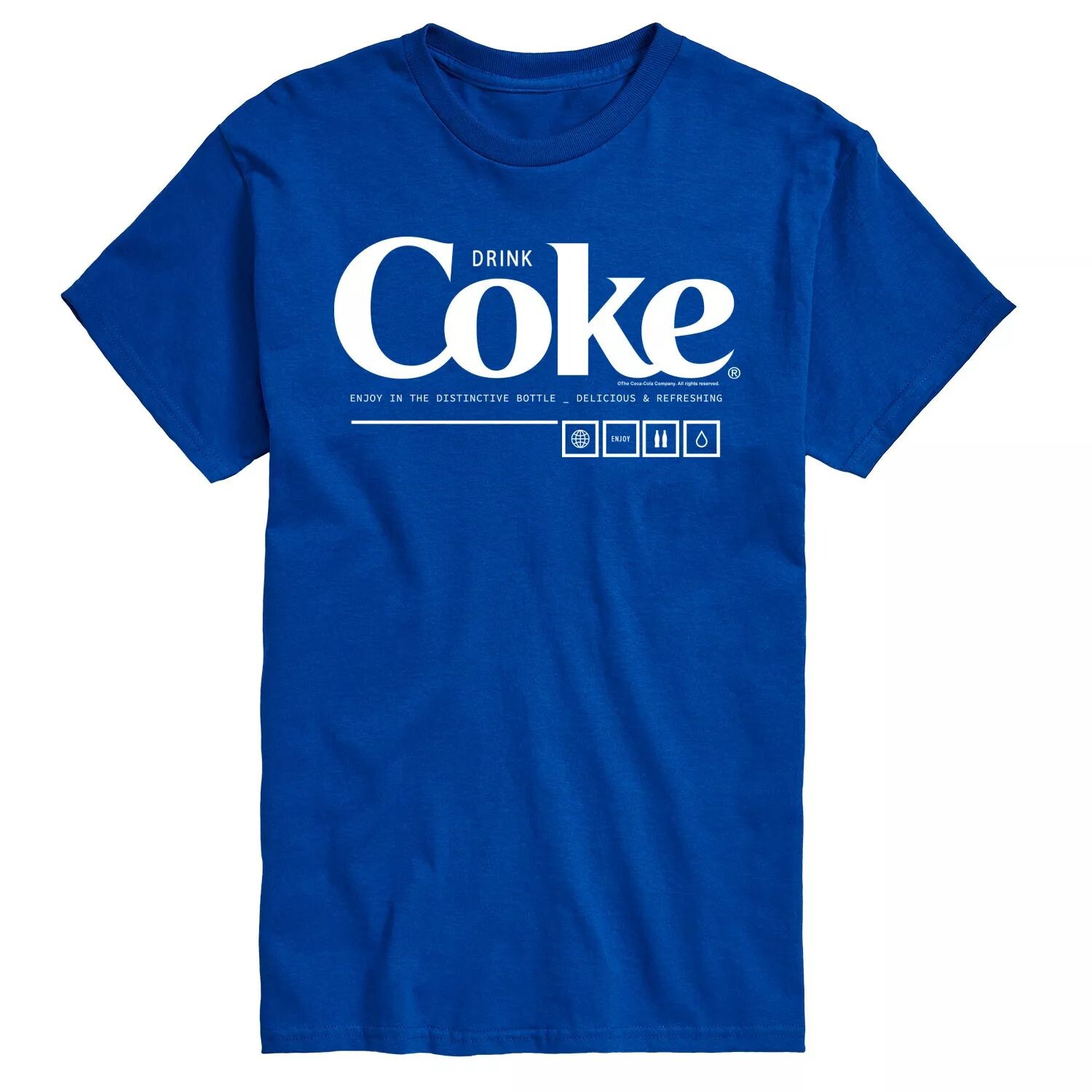 Мужская футболка Coca-Cola Drink Coke Enjoy с рисунком Licensed Character
Мужская футболка Coca-Cola Drink Coke Enjoy с рисунком Licensed Character