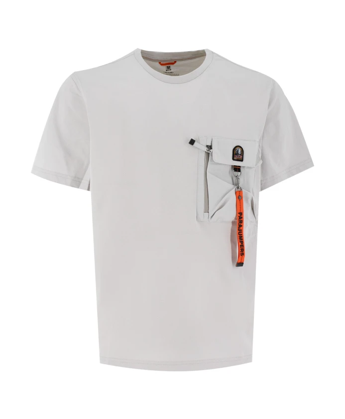 Футболка с карманом на молнии Parajumpers, серый
Футболка с карманом на молнии Parajumpers, серый