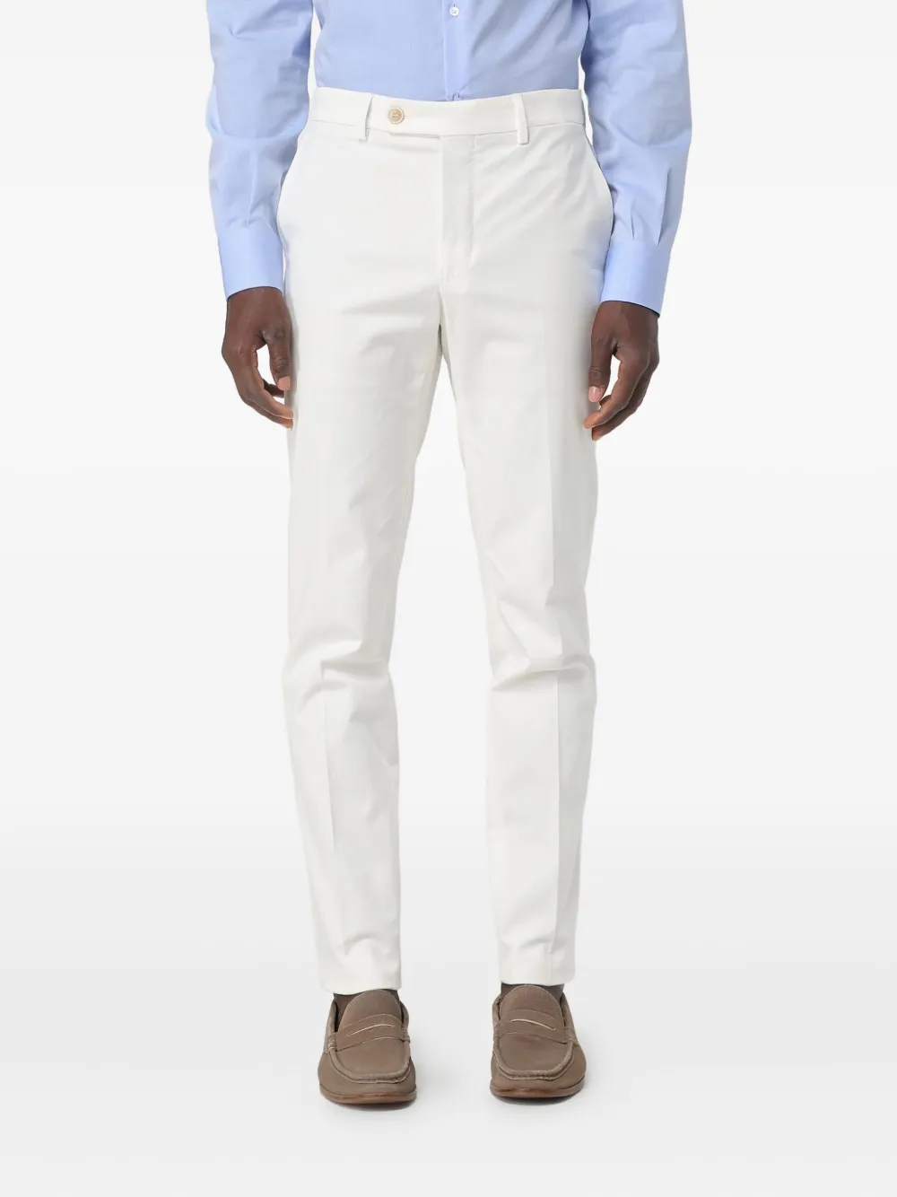 Брюки с поясными петлями Incotex, белый
Брюки с поясными петлями Incotex, белый