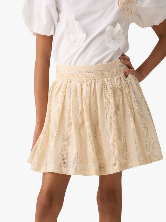 Детская полосатая юбка-шорты Angel & Rocket, Cream
Детская полосатая юбка-шорты Angel & Rocket, Cream