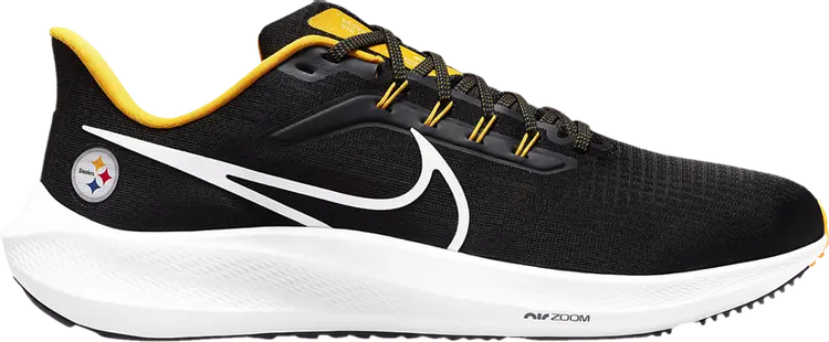 Кроссовки Nike NFL x Air Zoom Pegasus 39 'Pittsburgh Steelers', черный
Кроссовки Nike NFL x Air Zoom Pegasus 39 'Pittsburgh Steelers', черный