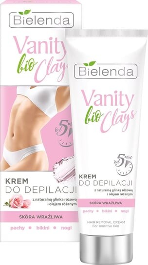 Крем для депиляции с розовой глиной - чувствительная кожа, 100 мл Bielenda, Vanity bio Clays
Крем для депиляции с розовой глиной - чувствительная кожа, 100 мл Bielenda, Vanity bio Clays