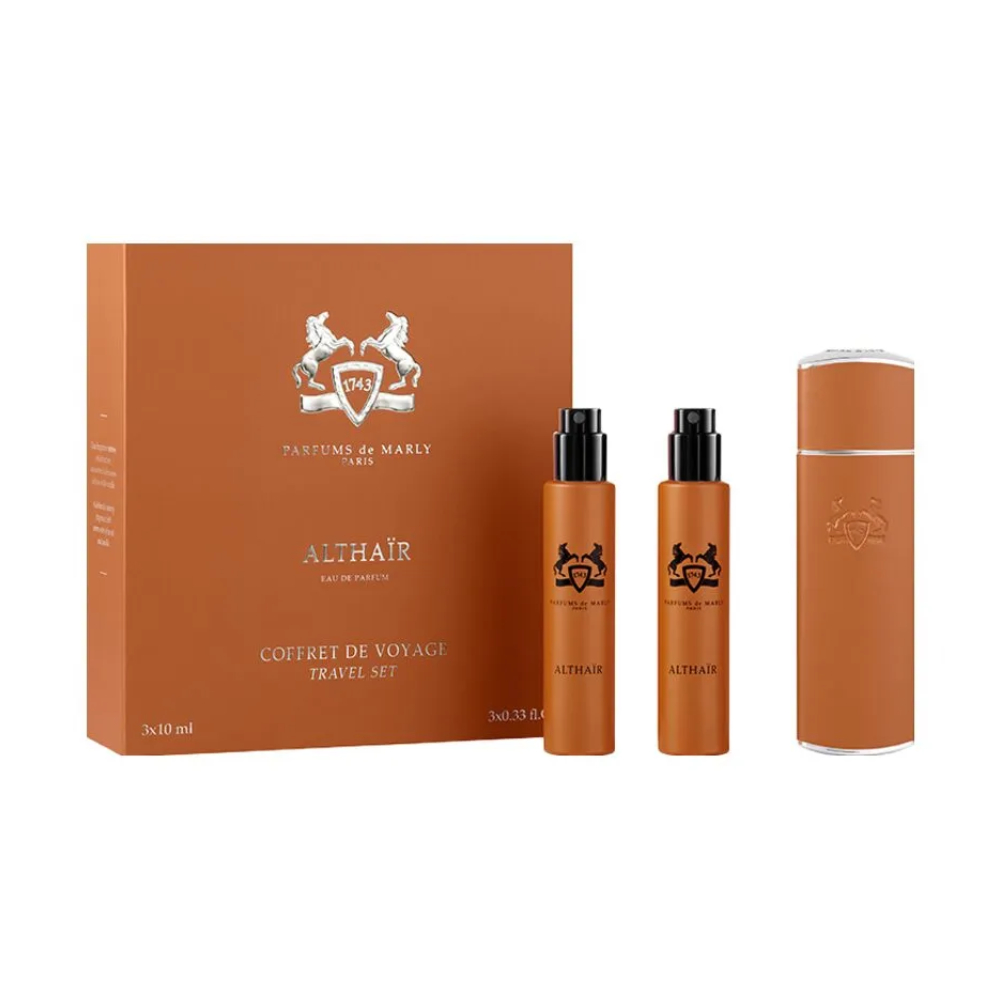 Набор сменных блоков с кейсом Parfums de Marly Althair Travel, 3 предмета
Набор сменных блоков с кейсом Parfums de Marly Althair Travel, 3 предмета