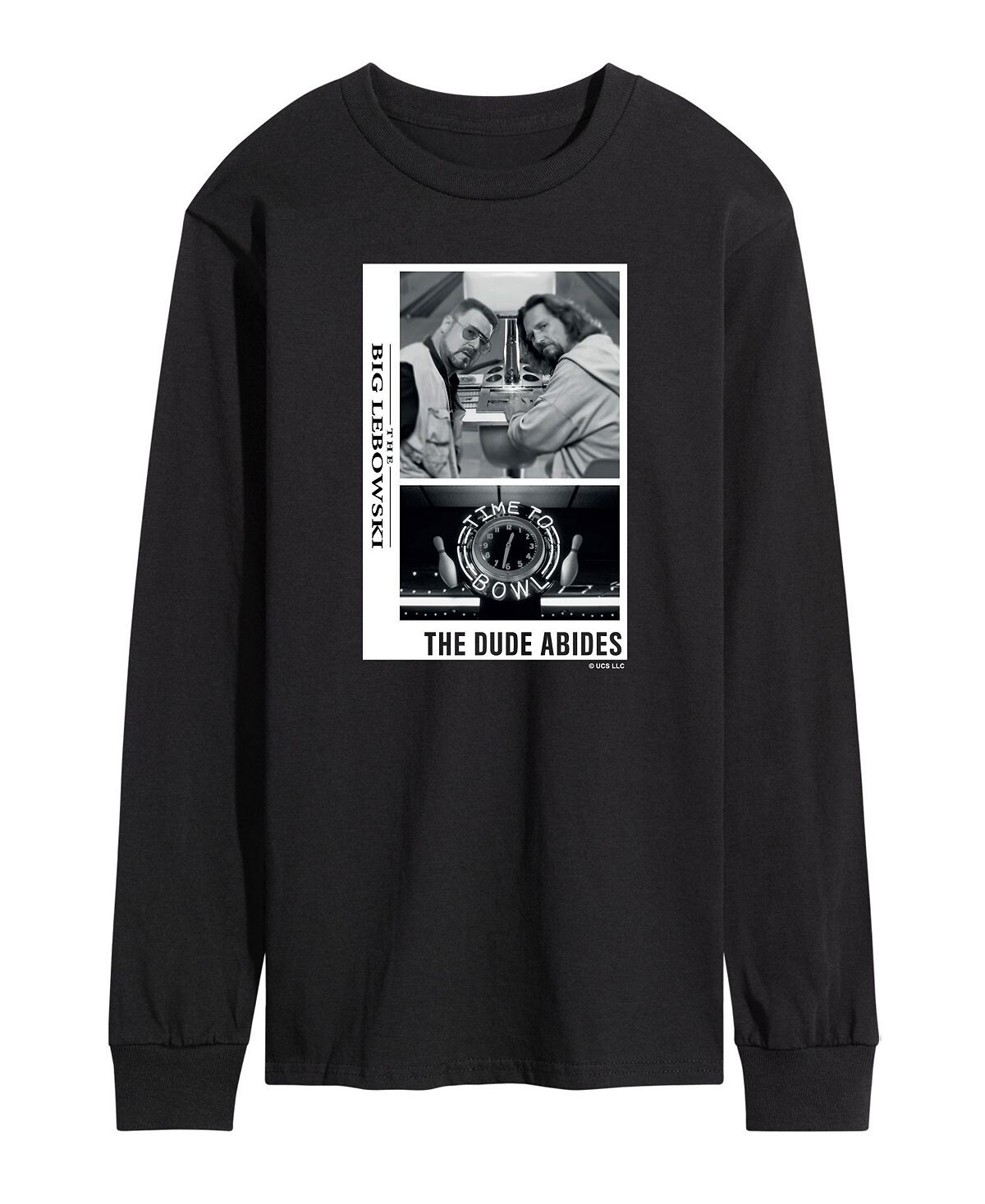 Мужская футболка с длинным рукавом the big lebowski the dude AIRWAVES, черный 
Мужская футболка с длинным рукавом the big lebowski the dude AIRWAVES, черный