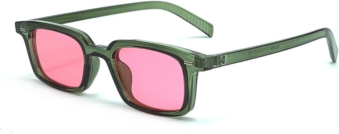 Ретро-модные панк-солнцезащитные очки маленького размера для женщин и мужчин, классические винтажные солнцезащитные очки с защитой от УФ-излучения UV400 для использования на открытом воздухе SZVVBKK, Green Pink
Ретро-модные панк-солнцезащитные очки маленького размера для женщин и мужчин, классические винтажные солнцезащитные очки с защитой от УФ-излучения UV400 для использования на открытом воздухе SZVVBKK, Green Pink