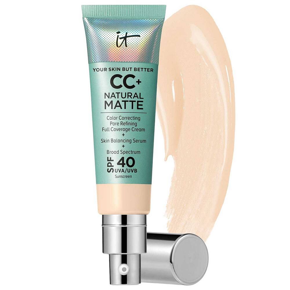 IT Cosmetics CC+ Cream Натуральная матовая основа с SPF 40, цвет Fair Warm
IT Cosmetics CC+ Cream Натуральная матовая основа с SPF 40, цвет Fair Warm