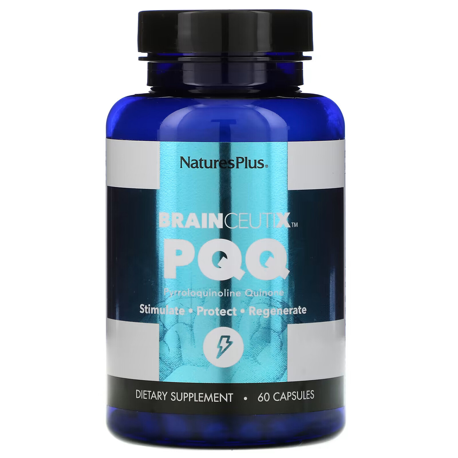 NaturesPlus, BrainCeutix, пирролохинолинхинон (PQQ), 20 мг, 60 капсул 
NaturesPlus, BrainCeutix, пирролохинолинхинон (PQQ), 20 мг, 60 капсул