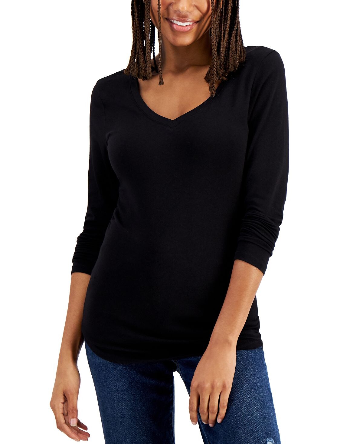 Футболка для юниоров с v-образным вырезом и длинными рукавами Aveto, черный
Футболка для юниоров с v-образным вырезом и длинными рукавами Aveto, черный