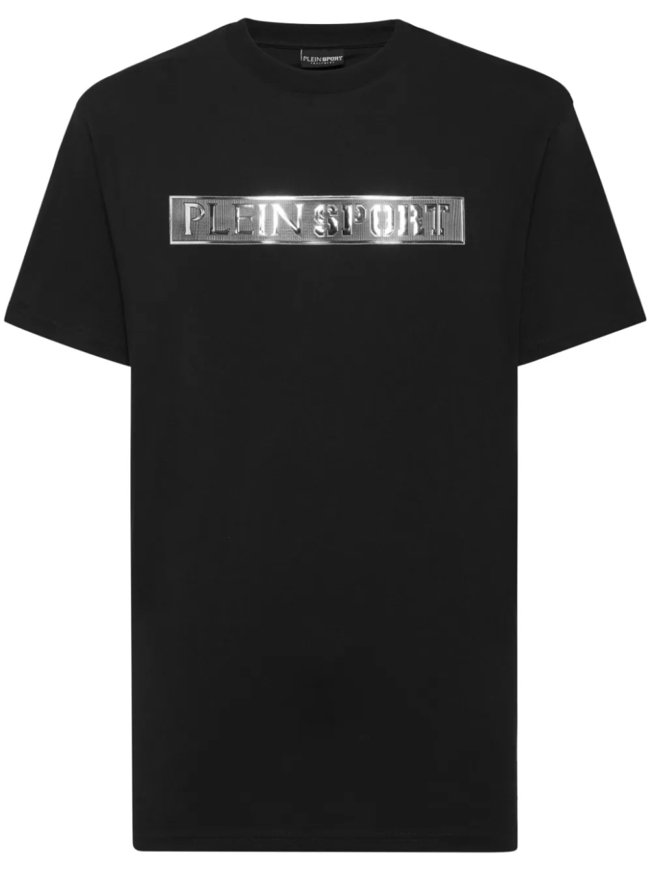 Plein Sport футболка с нашивкой-логотипом, черный 
Plein Sport футболка с нашивкой-логотипом, черный