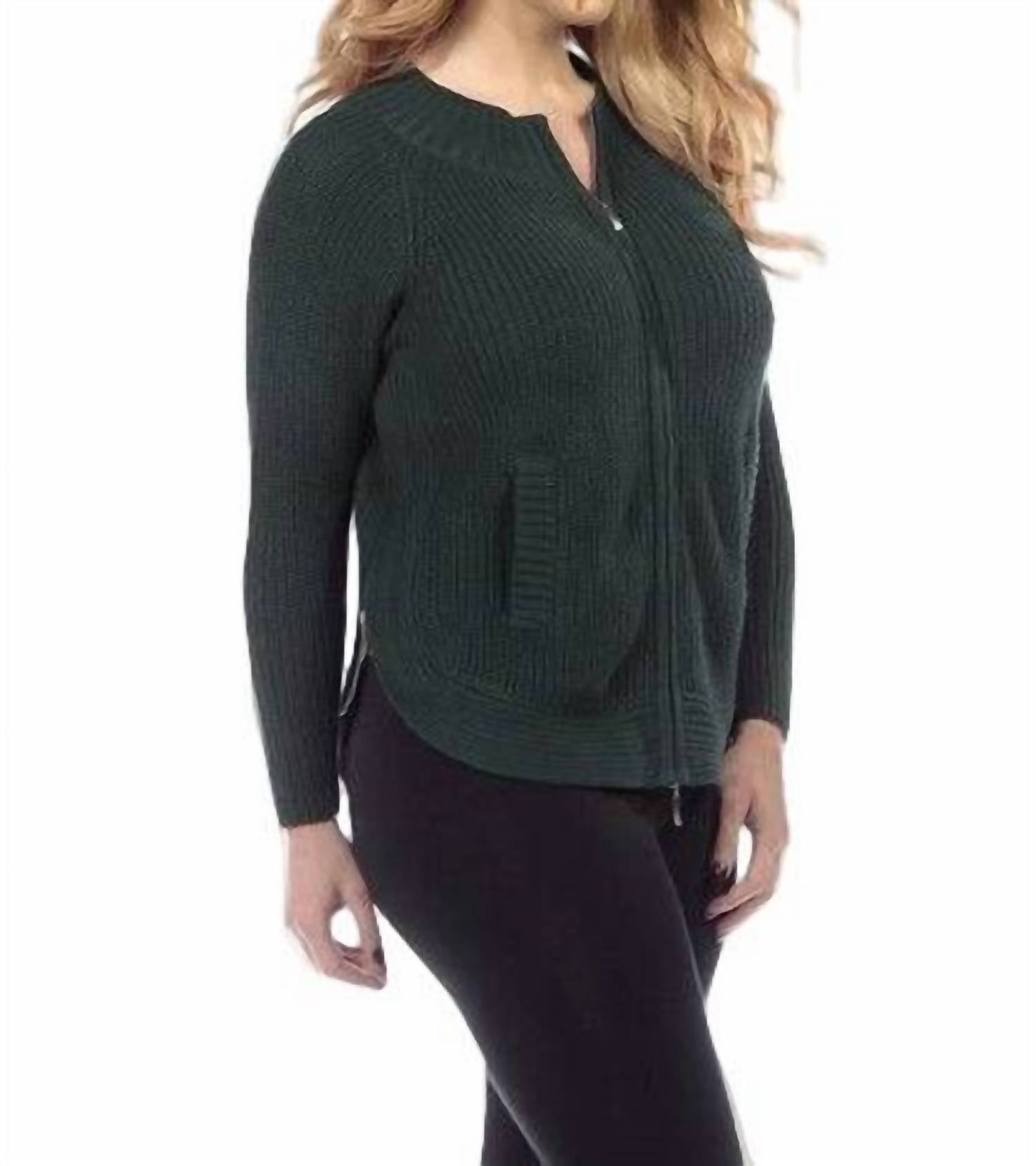 Кардиган с застежкой-молнией спереди и сбоку в цвете Hunter ANGEL
Кардиган с застежкой-молнией спереди и сбоку в цвете Hunter ANGEL