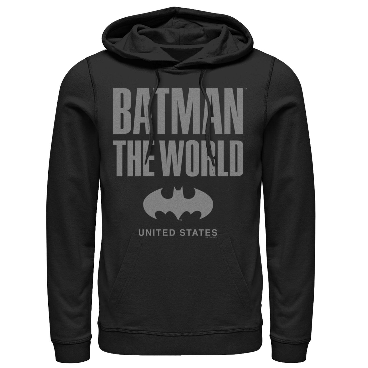 Мужская толстовка с логотипом Batman: The World United States Icon Licensed Character
Мужская толстовка с логотипом Batman: The World United States Icon Licensed Character