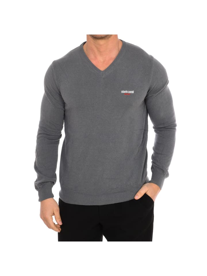 Свитер серого цвета Roberto Cavalli
Свитер серого цвета Roberto Cavalli