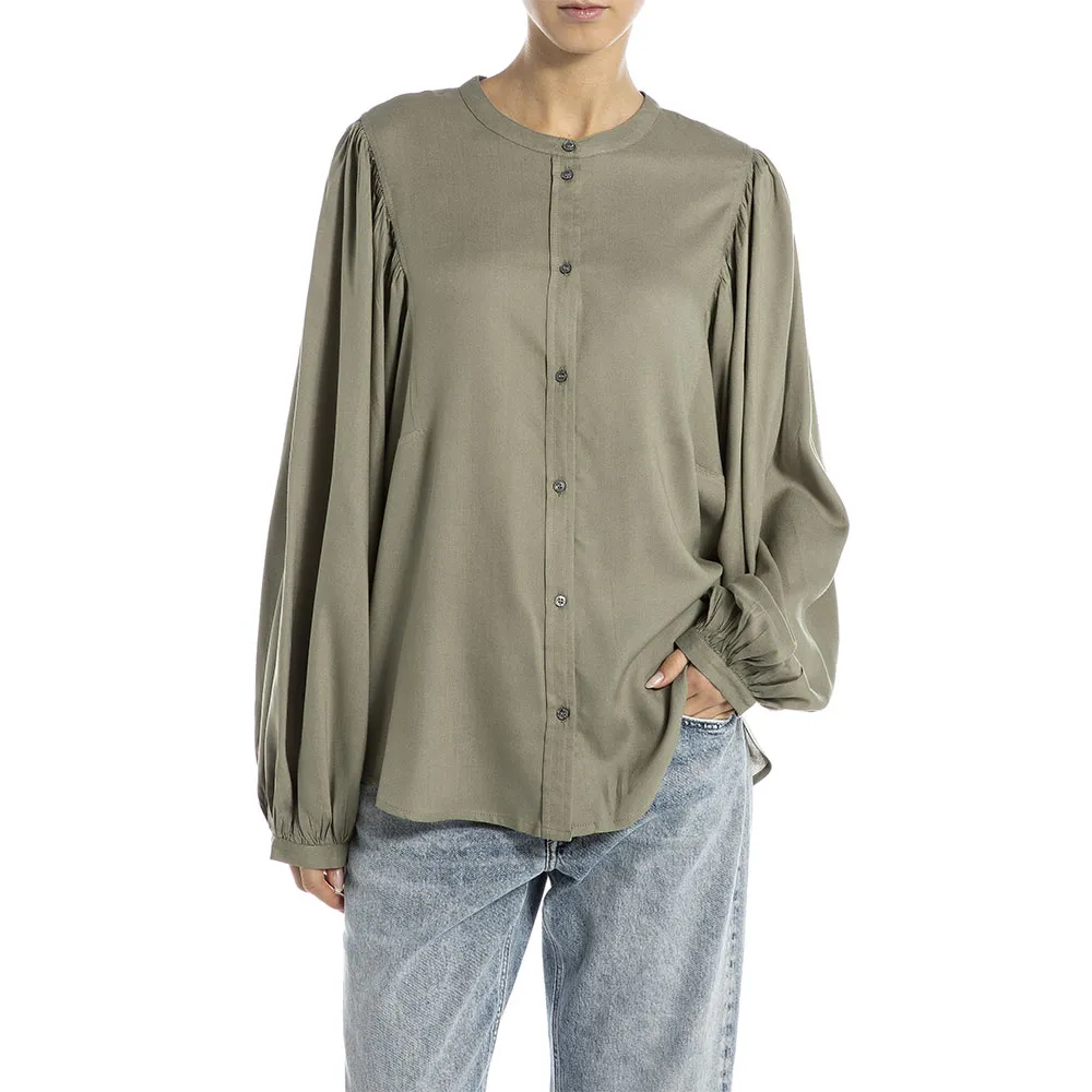 Рубашка с длинным рукавом Replay W2179.000.85182, зеленый
Рубашка с длинным рукавом Replay W2179.000.85182, зеленый