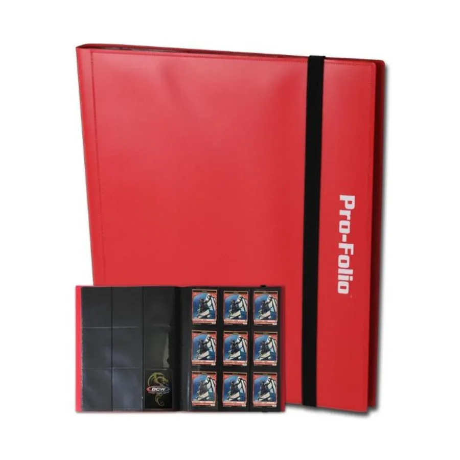 Альбом Pro-Folio с 9 карманами — красный (издание 2021 г.), Binders (BCW Supplies) 
Альбом Pro-Folio с 9 карманами — красный (издание 2021 г.), Binders (BCW Supplies)